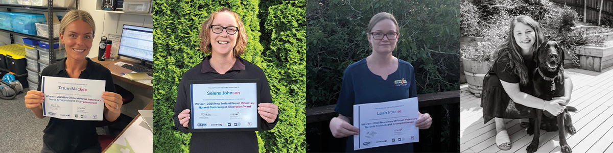2025 Provet Veterinary Nurse & Technologist Champion Award Winners 1